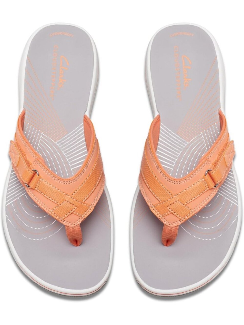 Women's Tangerine Pop Synthetic Thong Open Toe Breeze Sea Flip-Flop Casual Shoes - Picture 7 of 7
